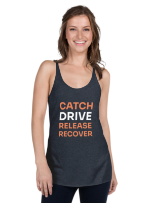 Catch, Drive, Release, Recover Racerback Tank